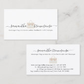 ファッションバッグアクセサリーオンライン手作り 名刺 (正面/裏面)