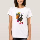 ファッションバ絵画ード – おもしろい Tシャツ (正面)