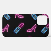 ファッションパターンとネオンアイコン。 Case-Mate iPhoneケース (裏面 (横))