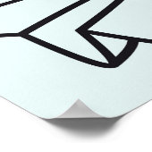 ファッションパッチポップ・アートの：アートステッカー。 ポスター (角)