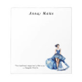 ファッションパーソナライズされたをテーマにしたメモ帳 ノートパッド (正面)