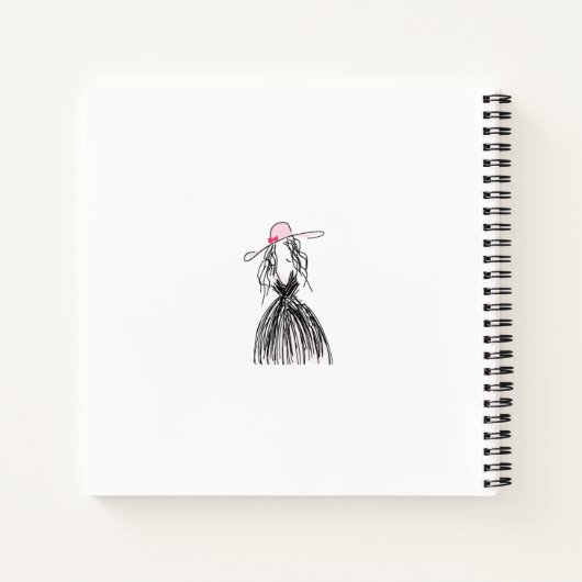 ファッションパーソナライズされたスケッチブック ノートブック (裏面)