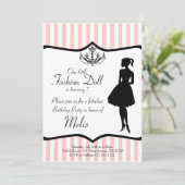 ファッションパーティの招待状 招待状 (スタンド正面)