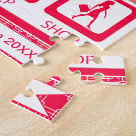 ファッションパーティードアー食べズスリープショップパズル ジグソーパズル