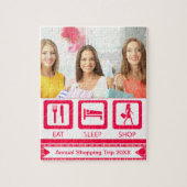 ファッションパーティードアー食べズスリープショップパズル ジグソーパズル (縦)