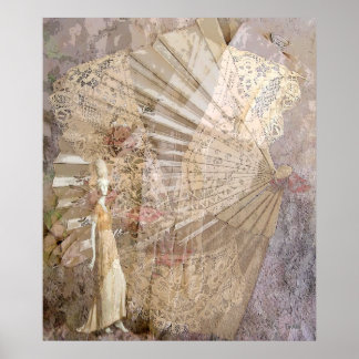 ファッションビクトリアンとレース ポスター