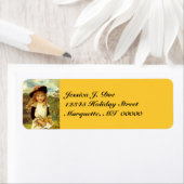 ファッションビクトリアンズDaffodil差出人住所ラベル ラベル (インサイチュ)