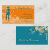 ファッションビジネスカード 名刺 (正面/裏面)