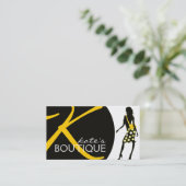 ファッションビジネスカード 名刺 (スタンド正面)