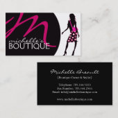 ファッションビジネスカード 名刺 (正面/裏面)