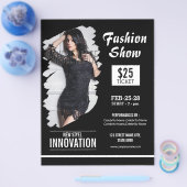 ファッションフライヤーを表示/招待状 チラシ (シングル)