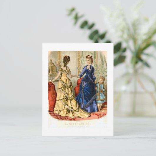 ファッションフランスのサロン, 1875 ポストカード (スタンド正面)