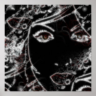 ファッションフレンジープリント ポスター