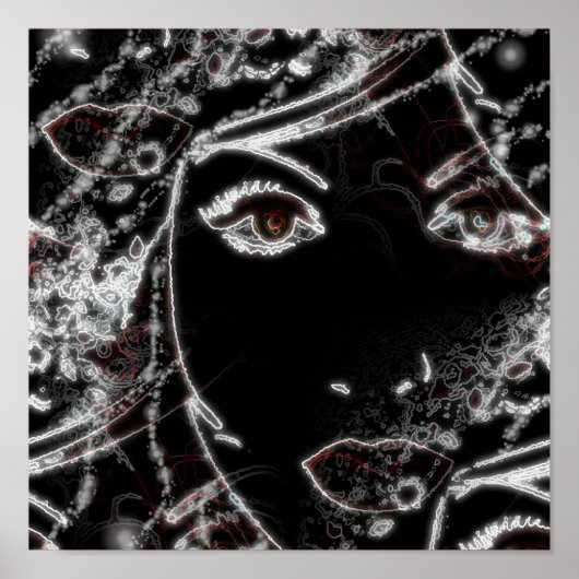 ファッションフレンジープリント ポスター (正面)