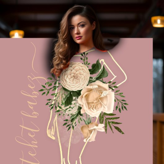 ファッションフローラバラロゴQRスタイリスト体 名刺