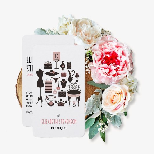 ファッションブティックウィメンズギフトショップ 名刺