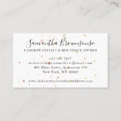 ファッションブティックガーリー財布ハンドバッグ 名刺 (裏面)