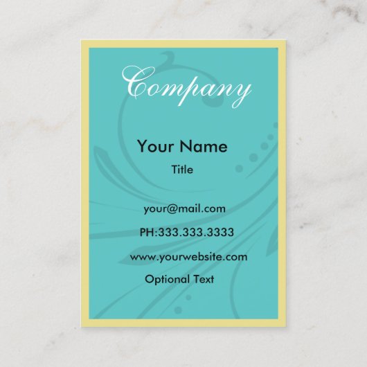 ファッションブティック名刺 名刺 (裏面)