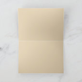 ファッションブライドニュートラルブライダルシャワーベージュH 招待状 (内部)