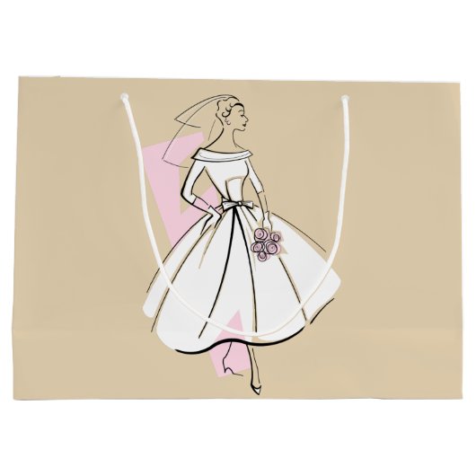 ファッションブライドニュートラル抱き枕ラージ ラージペーパーバッグ (裏面)