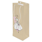 ファッションブライドニュートラル抱き枕ワイン ワインギフトバッグ (裏面アングル)