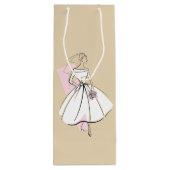 ファッションブライドニュートラル抱き枕ワイン ワインギフトバッグ (裏面)