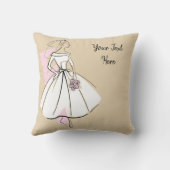 ファッションブライドニュートラル文字装飾用クッション クッション (裏面)