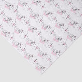 ファッションブライドピンク数々のティッシュペーパー 薄葉紙 (詳細)