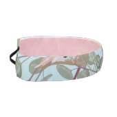 ファッションブルーの花柄 アスレチックヘッドバンド (左)