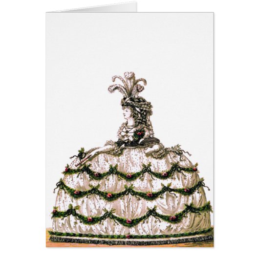 ファッションプレートの~カードフランスのな歴史的愛 (正面)