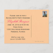 ファッションプレート18世紀～はがき招待状 インビテーションポストカード (裏面)