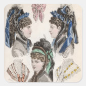 ファッションプレート スクエアシール (正面)