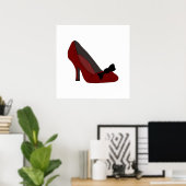 ファッションポスターシューズデザイン ポスター (ホームオフィス)