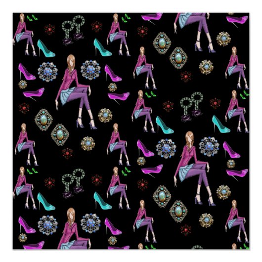 ファッションポスター ポスター (正面)