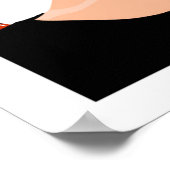 ファッションポスター、女性アート、フラット、ウォールアート ポスター (角)