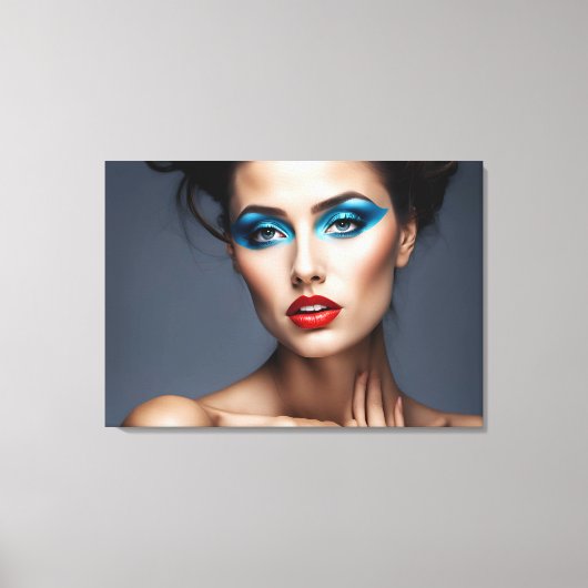 ファッションポートレート キャンバスプリント (正面)