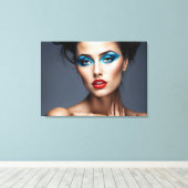 ファッションポートレート キャンバスプリント (インサイチュ (ウッドフロア))