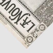 ファッションマガフランスのジンレディーデカッペヴィンテージ 薄葉紙 (詳細)