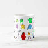 ファッションマグカワイホームマグズZazz_itデザイン コーヒーマグカップ (中央)