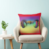 ファッションメガネの赤 クッション (椅子)