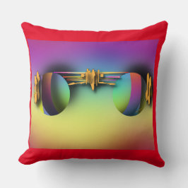 ファッションメガネの赤 クッション