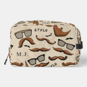 ファッションメンモノグラムの |パーソナライズされた | ドップキット (裏面)