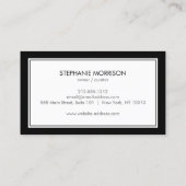 ファッションモダンガールとフレームブティック,スタイリスト 名刺 (裏面)