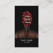 ファッションモダンガール美容師名刺 名刺 (正面)