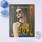 ファッションモデルの衣類を表示 チラシ (シングル)