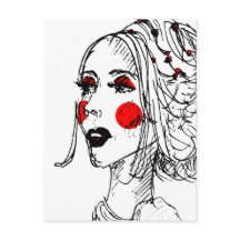 ファッションモデルスケッチ