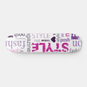 ファッションモデルスタイル美しいオールドスクールスケートボード スケートボード (横)