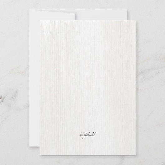 ファッションモデルファッション表示招待状 招待状 (裏面)