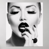 ファッションモデルプリント ポスター (正面)