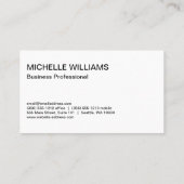 ファッションモデルロゴ名刺 名刺 (裏面)